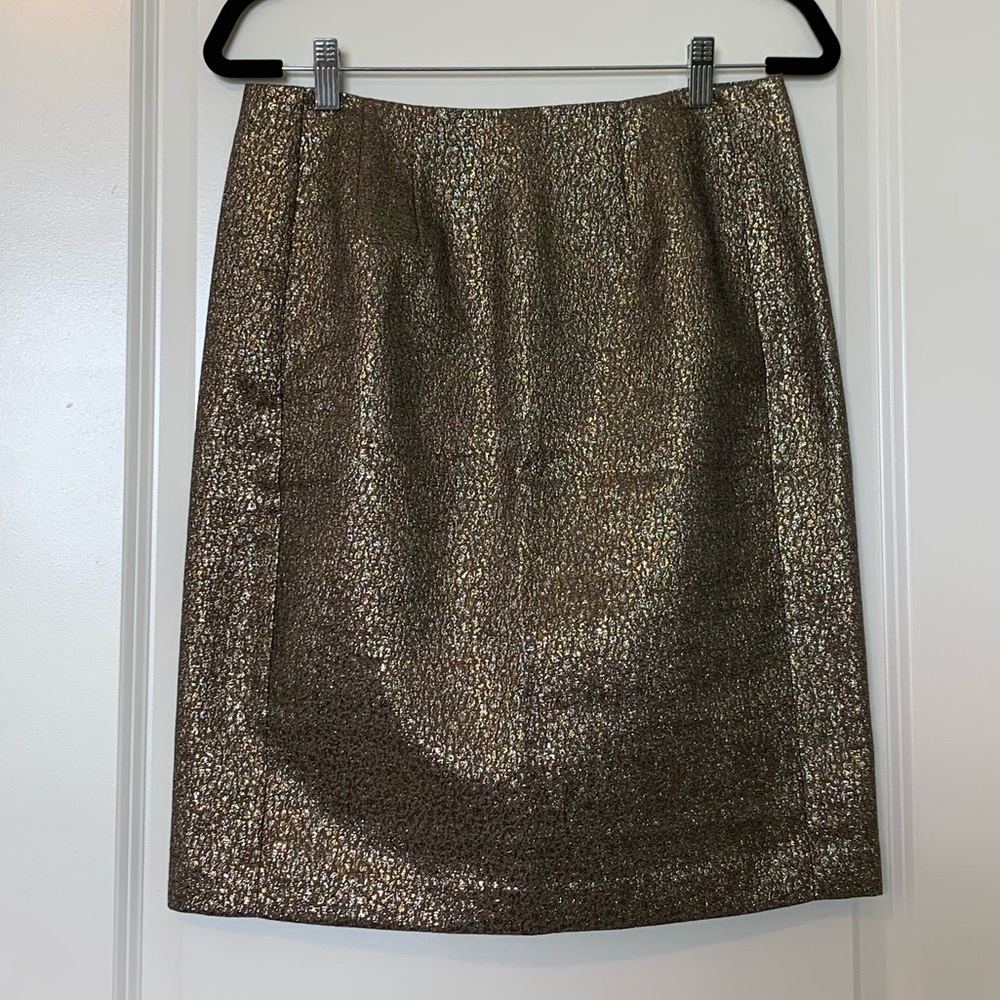 New York & Co. Metallic Pencil Skirt